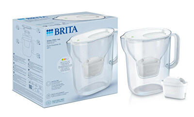 Brita - Filtračná kanvica Style Essential XL 3,6 l Biela + Filter