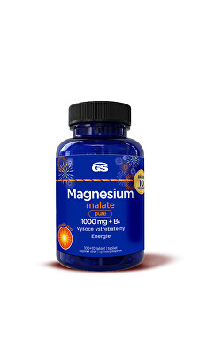 GreenSwan - GS Magnesium malate pure 1000 mg + B6 100 + 10 tablete GRATUIT