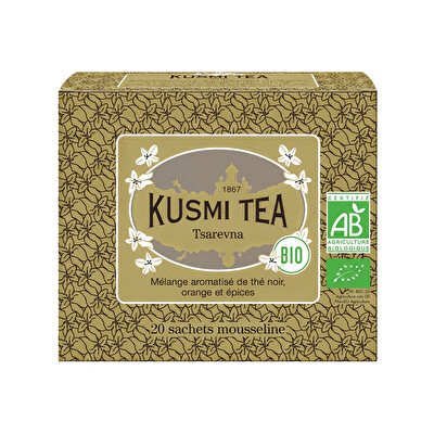 Kusmi Tea - Vánoční čaj Tsarevna BIO 20 mušelínových sáčků