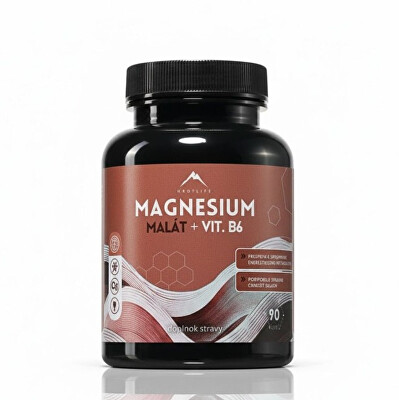 Hrotlife - Magnesium malát + vitamín B6 90 kapslí