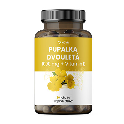 MOVit Energy - Pupalka dvouletá 1000 mg + Vitamin E 90 tobolek