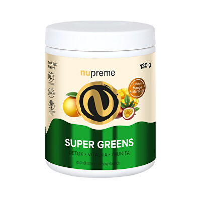 Nupreme - Super Greens Mango & Maracuja BIO 130 g