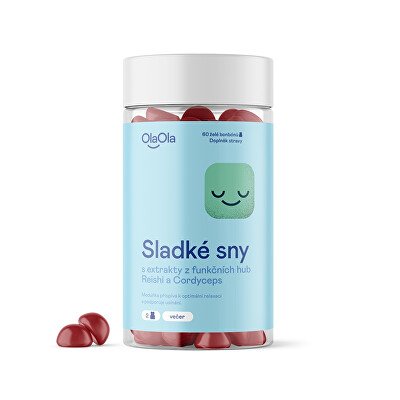OlaOla - Dreamy Gummies: Meduňka & Čínské houby 60 želé bonbónů