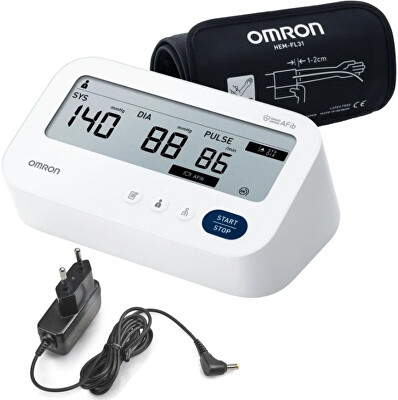 Omron - Tonometer M3 Comfort AFib + adaptér