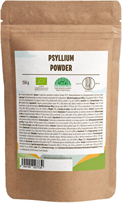 BrainMax Pure - Psyllium - rozpustná vláknina BIO 250 g