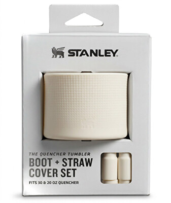 Stanley 1913 - Silikonový obal dna a kryt slámky The Quencher Boot + Straw Topper 890 ml Cream