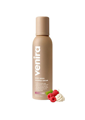 Venira - Šlehačková sprchová pěna - raspberry & cream 200 ml