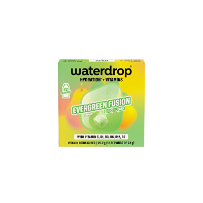 Waterdrop - Microdrink – Šumivá kostka Evergreen fusion 12 kusů