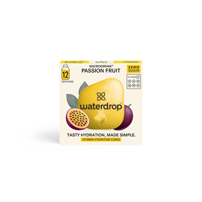 Waterdrop - Microdrink – Šumivá kostka Passion Fruit 12 kusů