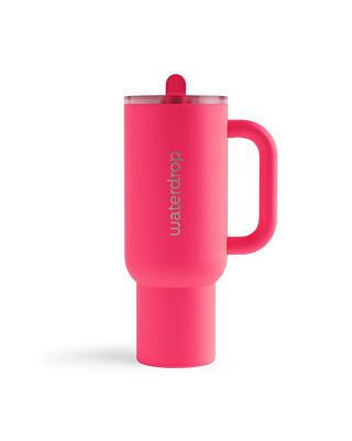 Waterdrop - Termo Hrnek Explorer 1,1 l - Neonová Růžová