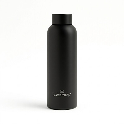 Waterdrop - Termo Nerezová lahev 600 ml - Černá matná