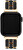 Ocelový tah pro Apple Watch 38/40/41 mm - Gold/Black WK/1048GPBK38