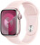 Apple Watch Series 9 41 mm Alluminio rosa con cinturino sportivo rosa chiaro S/M