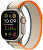 Apple Watch Ultra 2 49mm titanio con trail loop arancione-beige M/L