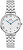 Petite 28 Roman Numerals Date 5-Link White Silver DW00100859