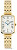 Quadro 20x26 Roman Numerals Date 5-link White Gold DW00100861