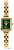 Quadro Mini 15.4x18.2 Arch 3-Link Emerald Sunray Gold DW00100852
