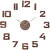 Nalepovací hodiny Veneer - C E07P.4258.54