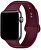 Silikonový řemínek pro Apple Watch - Vínová 42/44/45/49 mm - S/M