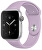 Szilikon szíj Apple Watch - Világos lila 42/44/45/49 mm - S/M
