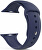 Silikonový řemínek pro Apple Watch - Tmavě modrý 42/44/45/49 mm - S/M