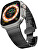 Stahlgriff mit Butterfly-Verschluss für Apple Watch 42/44/45/49 mm – Schwarz