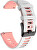 Cinturino in silicone per Garmin 20 mm - White/Pink