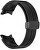 Silikonarmband mit schwarzer Schnalle für Samsung Galaxy Watch 6/5/4 – Schwarz