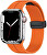 Szilikon szíj mágneses csattal Apple Watch-hoz 38/40/41 mm - Orange