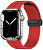 Silikonový řemínek s magnetickou sponou pro Apple Watch 38/40/41 mm - Red