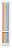 Durchzieh-Armband für Garmin 22 mm - Light Rainbow