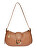 Damenhandtasche aus Leder Banana Bag AL1912T Cognac