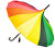 Damen Stock-Regenschirm BCSPPRAIN