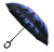 Dámský holový deštník Inside Out Purple Daisy Umbrella EDIOPUD