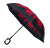 Damen-Regenschirm Outside Red Daisy Umbrella EDIORD