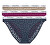 3 PACK - dámské kalhotky Bikini PLUS SIZE QD3975E-6Q2