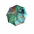 Női összecsukható esernyő Carbonsteel Magic marble 744865M02