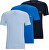 3 PACK - Herren T-Shirt BOSS Regular Fit 50515002-982