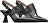 Dámske kožené sandále HV243369 Black/Humo