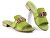 Papuci din piele pentru femei HV243268 Kiwi