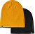 Oboustranná čepice Potek A04-028W25 Mustard