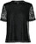 Damen T-Shirt PCOLLINE Regular Fit 17148711 Black