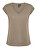Damen T-Shirt PCKAMALA Comfort Fit 17095260 Silver Mink