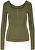 Dámske tričko PCKITTE Slim Fit 17101437 Deep lichen green