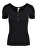 Dámske tričko PCKITTE Slim Fit 17101439 Black