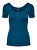 Tricou pentru femei PCKITTE Slim Fit 17101439 Deep Lagoon