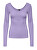 Dámské triko PCKITTE Slim Fit 17101437 Purple Rose