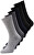 5 PACK - pánske ponožky JACJENS 12113085 Dark Grey Melange