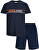 PACK - T-shirt e pantaloncini JACJAXON Standard Fit 12248978 Navy Blazer