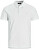 Tricou polo pentru bărbați cămașă polo JJEPAULOS Slim Fit 12136668 White